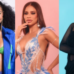 Montagem com as cantoras Larissa Luz, Lexa e Wanessa