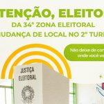 Aviso do TRE-SE sobre mudança de local de votação da 34ª Zona Eleitoral